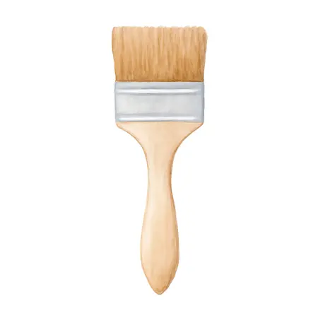 Water color illustrative image of a generic 2 in. Flat Paint Brush, BEST Quality