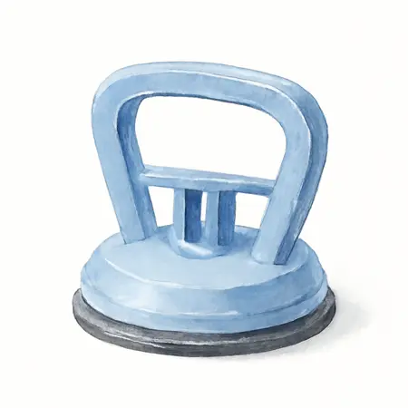 Water color illustrative image of a generic 2-1/4 in. Suction Cup Lifter - 15 lb.