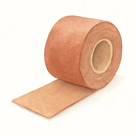 Water color illustrative image of a generic 2-3/4 in. x 25 ft. 240 Grit Sandpaper Roll