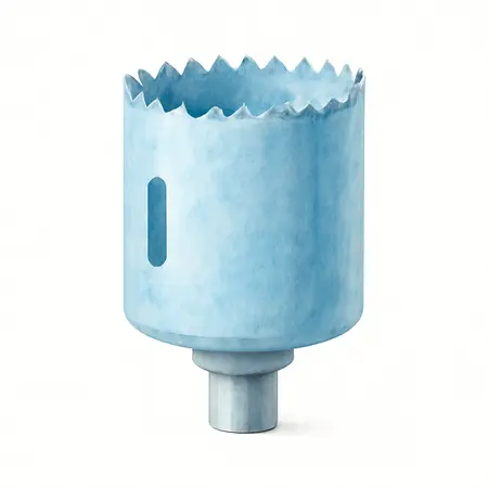 Water color illustrative image of a generic 2-3/8 in. Bi-Metal Hole Saw