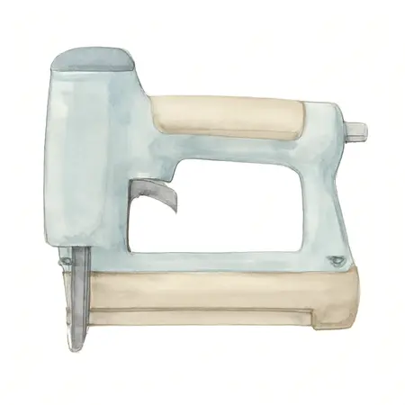 Water color illustrative image of a generic 2-In-1 Stapler/Brad Nailer