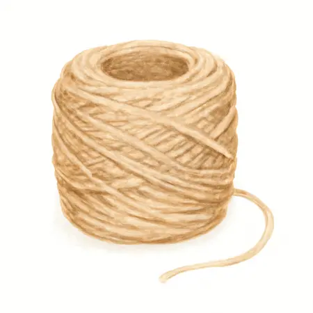Water color illustrative image of a generic 200 Ft. Jute Twine