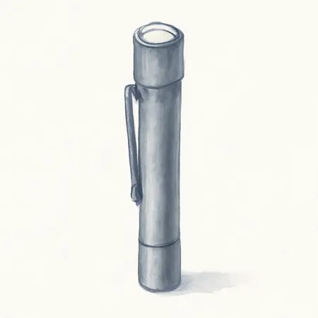 Water color illustrative image of a generic 200 Lumen LED Penlight