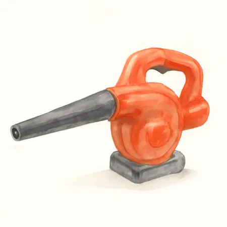 Water color illustrative image of a generic 20V Cordless 200 MPH Compact Workshop Blower - Tool Only