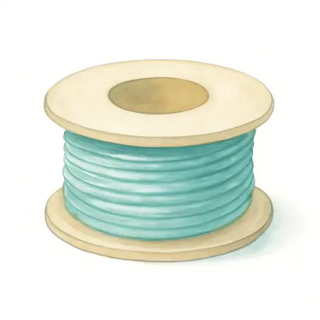 Water color illustrative image of a generic 200 ft. 0.095 in.  String Trimmer Line
