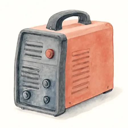 Water color illustrative image of a generic CHICAGO ELECTRIC 20 Amp Plasma Cutter