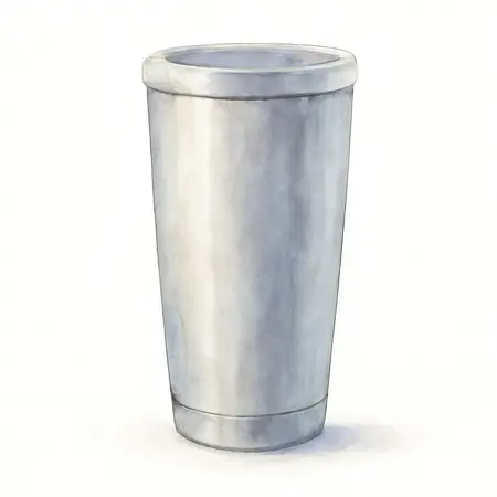 Water color illustrative image of a generic 20 Oz Double-Wall Insulated Stainless Steel Tumbler