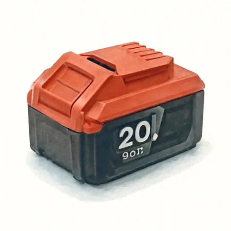 Water color illustrative image of a generic 20V 3.0 Ah High Capacity Lithium-Ion Battery