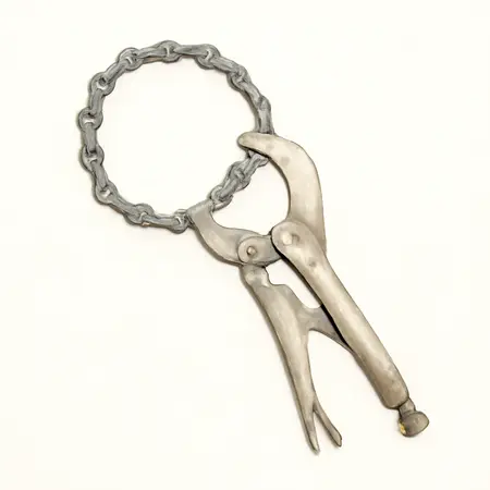 Water color illustrative image of a generic 20 in. Locking Chain Clamp