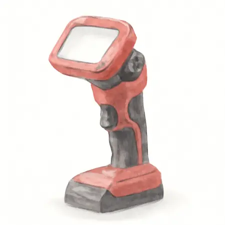 Water color illustrative image of a generic 20v Hypermax™ Lithium-Ion 220 Lumen Cordless Compact LED Work Light - Tool Only