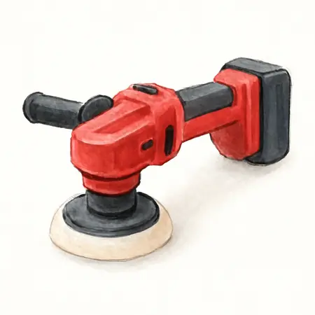 Water color illustrative image of a generic 20v Hypermax™ Lithium-Ion 6 In. Cordless Buffer/Polisher – Tool Only