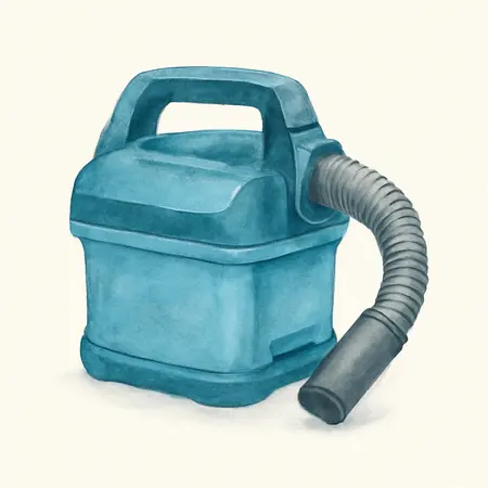 Water color illustrative image of a generic 20V Cordless 1/2 Gallon Wet Dry Portable Vacuum - Tool Only