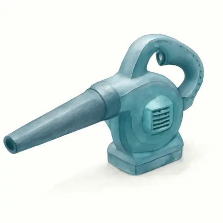 Water color illustrative image of a generic 20V Cordless 200 MPH Compact Jobsite Blower – Tool Only