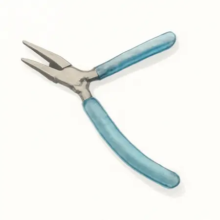 Water color illustrative image of a generic 20° Offset & 45° Angle Long Reach Pliers, 2 Piece