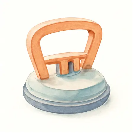 Water color illustrative image of a generic 2-1/4 in., 15 lb. Suction Cup Lifter