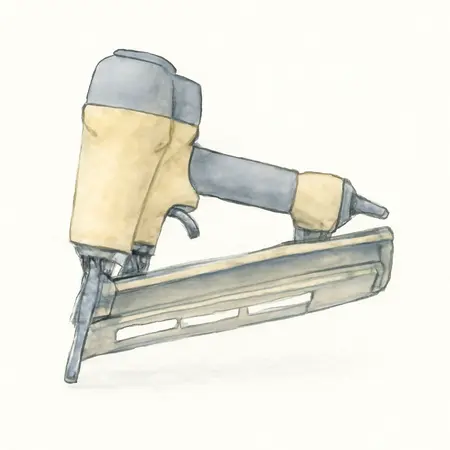 Water color illustrative image of a generic 21° Framing Nailer