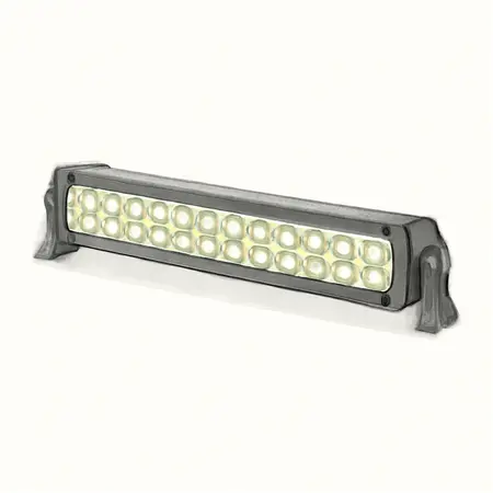 Water color illustrative image of a generic 22 in. Spot/Flood Combo LED Light Bar