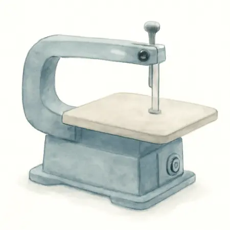 Water color illustrative image of a generic 22 in. Variable-Speed Scroll Saw