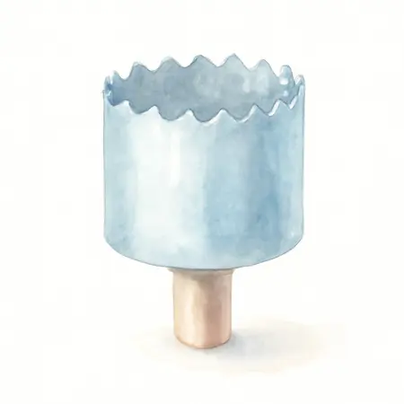 Water color illustrative image of a generic 2-3/4 in. Multi-Material Carbide Hole Saw