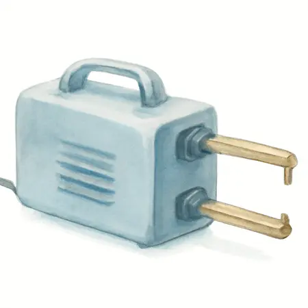Water color illustrative image of a generic 240V Spot Welder