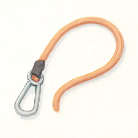 Water color illustrative image of a generic 24 in. Carabiner Bungee Cord
