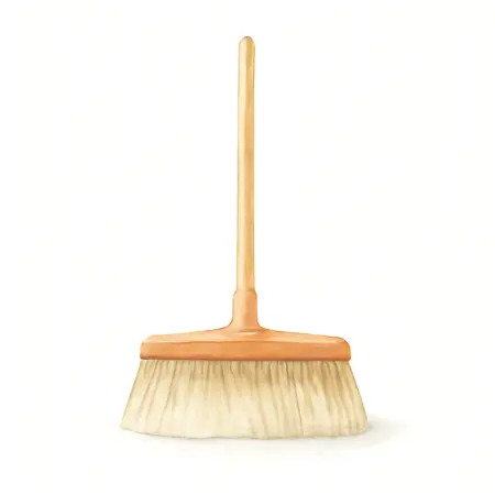 Water color illustrative image of a generic 24 in. Push Broom
