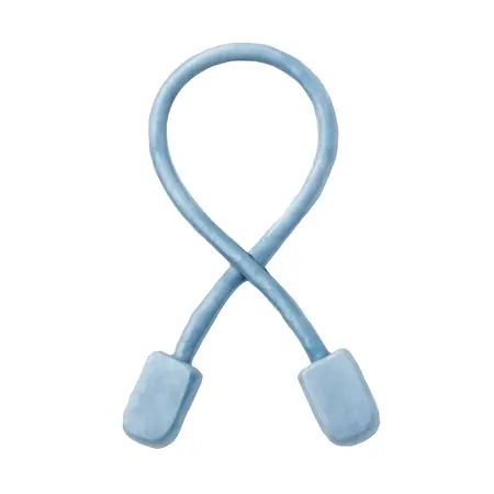 Water color illustrative image of a generic 24 in. Silicone Ties 2 Pk.