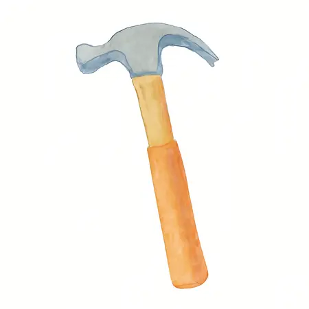 Water color illustrative image of a generic 24 oz. Fiberglass Framing/Rip Hammer