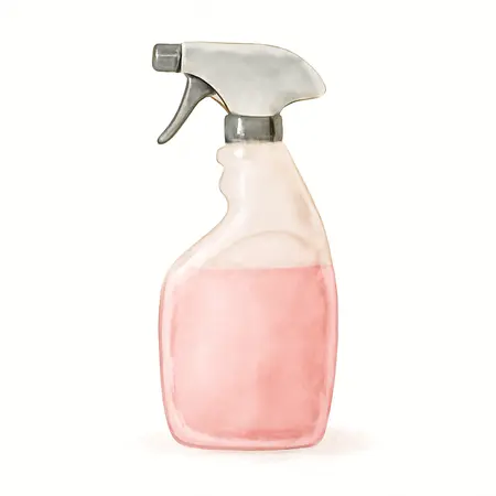 Water color illustrative image of a generic 24 oz. Ultimate All Wheel Cleaner