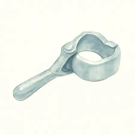 Water color illustrative image of a generic 2-5/16 in. Gooseneck Coupler Adjustable Sleeve Lock