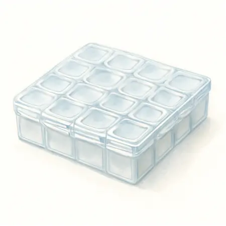 Water color illustrative image of a generic 25 Box Storage System
