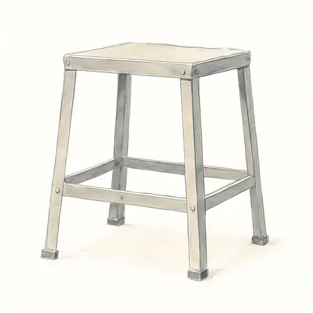 Water color illustrative image of a generic 29 in. Tool Stand