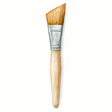 Water color illustrative image of a generic 1-1/2 in. Angle Paint Brush, BEST Quality
