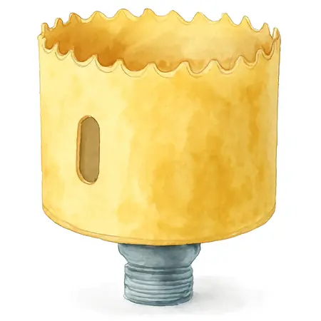 Water color illustrative image of a generic 2 in.  Bi-Metal Hole Saw