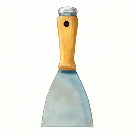 Water color illustrative image of a generic 2 in. Putty-Joint Knife