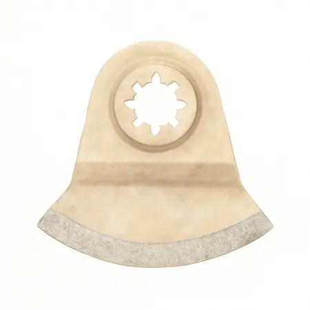 Water color illustrative image of a generic 3-1/2 in. Diamond Grit Multi-Tool Half-Moon Blade For Masonry