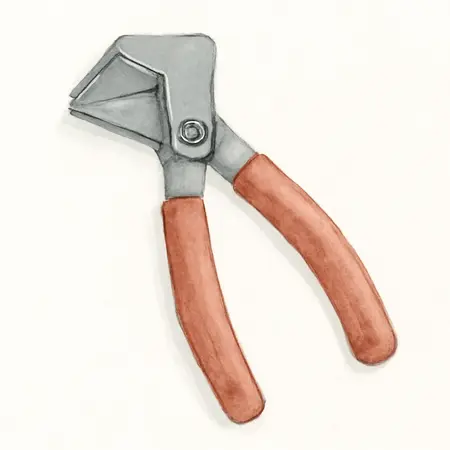 Water color illustrative image of a generic 3-1/2 in. Hand Seamer