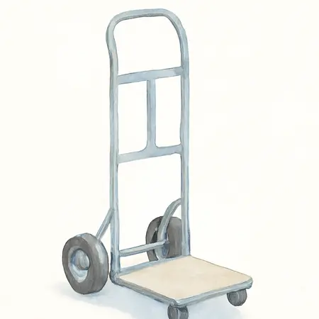Water color illustrative image of a generic 3-In-1 Convertible Hand Truck