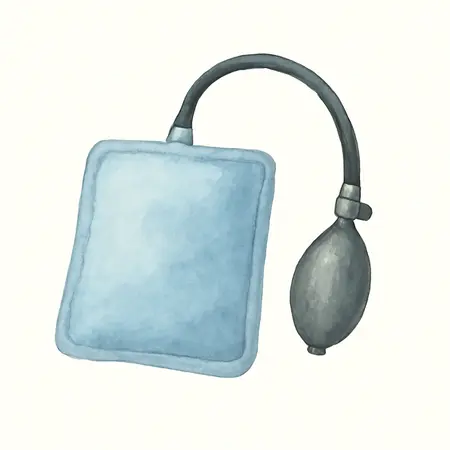 Water color illustrative image of a generic 300 lb.  Air Wedge and Leveling Tool