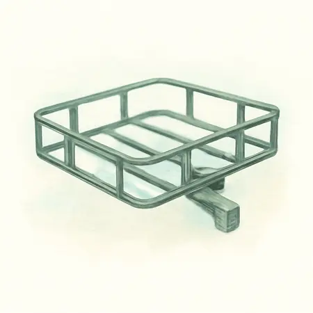 Water color illustrative image of a generic 300 lb. Capacity ATV Cargo Carrier