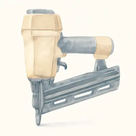 Water color illustrative image of a generic 30° Professional Framing Nailer