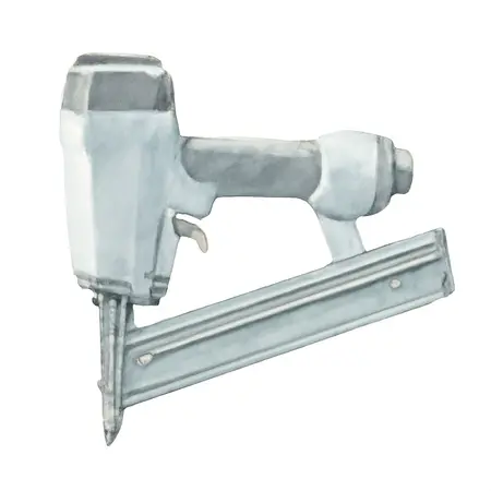 Water color illustrative image of a generic 30°-34° Framing Nailer