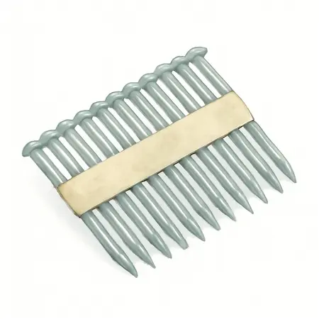 Water color illustrative image of a generic 30° 3 in. Bright Framing Nails, 2,000 Pc.