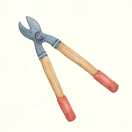 Water color illustrative image of a generic 31-1/2 in. Forged Steel Bypass Lopper
