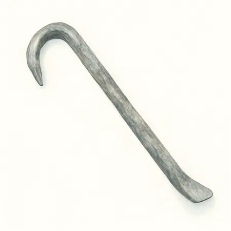 Water color illustrative image of a generic 32-3/4 in. Jumbo Pry Bar