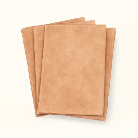 Water color illustrative image of a generic 3-2/3 in. x 9 in. 150 Grit 1/3 Sheet Sandpaper with Ceramic Alumina Grain, 5 Pack