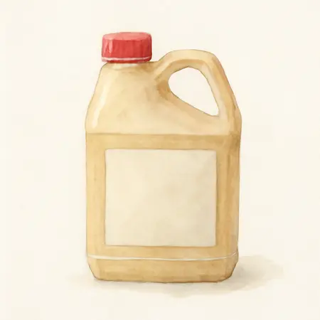 Water color illustrative image of a generic 32 oz. 50:1 Premix Fuel/Oil
