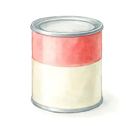 Water color illustrative image of a generic 1 qt. Body Filler