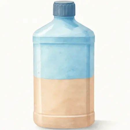 Water color illustrative image of a generic 32 oz. Marine/RV One Step Compound
