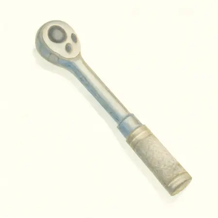 Water color illustrative image of a generic 3/4 in. Drive 50-300 ft. lb. Click Torque Wrench